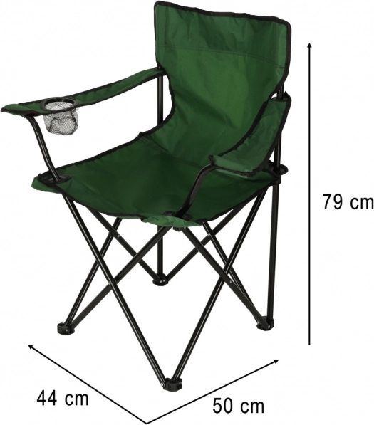 Scaun turistic pliabil Luaro verde