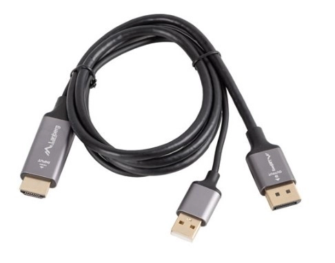 Cablu HDMI la DisplayPort 4K 1M Negru