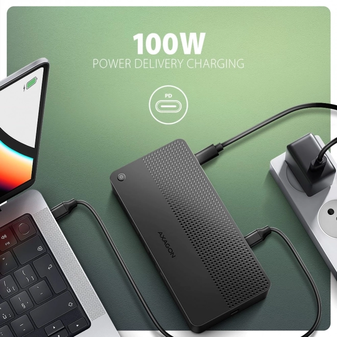 Hub USB multiplu 12în1 Axagon cu USB 4.0