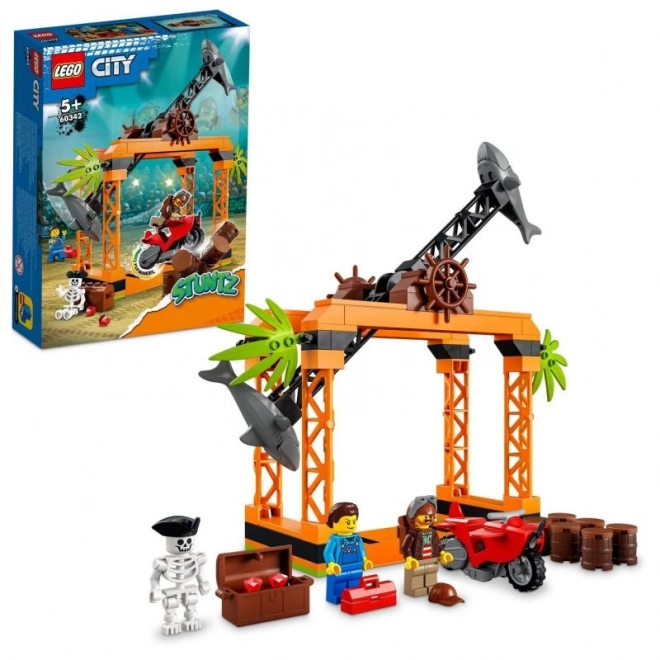 Provocarea cascadoriilor cu rechini LEGO City