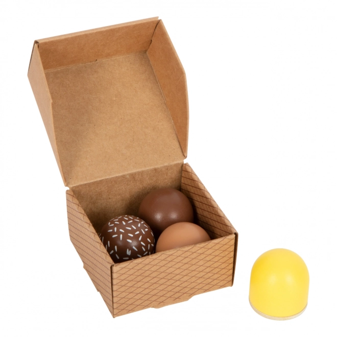 Praline mici de ciocolată din lemn Small Foot Fresh