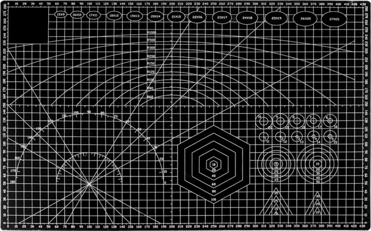 Grilă dublă față și repere pentru precizie