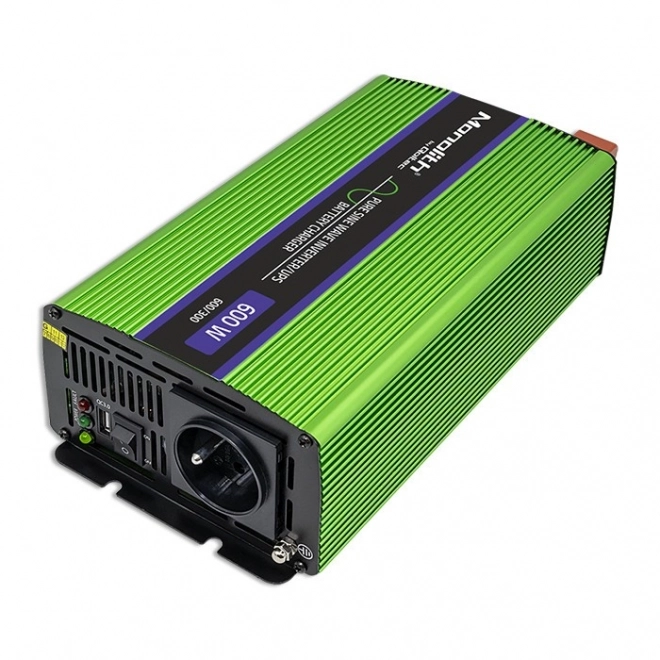 Invertor de tensiune pentru încărcare baterii și UPS 300/600W Qoltec