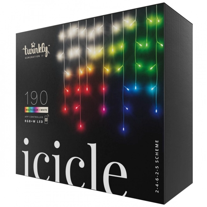 Luminile inteligente sicle Twinkly 190 RGBW LED
