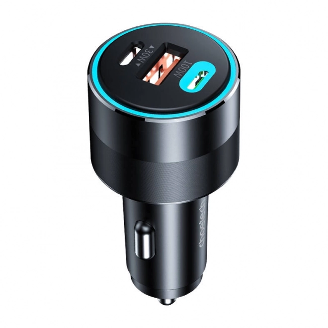 Încărcător auto Choetech cu trei porturi 130W