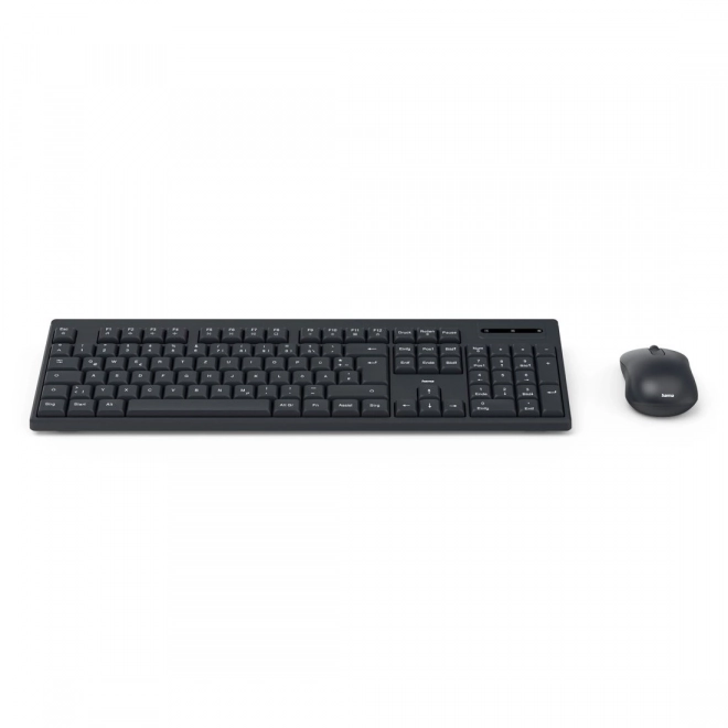 Tastatură și mouse wireless Hama WKM-100 negru