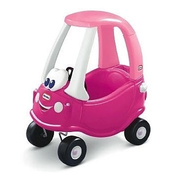 Mașinuța de împins Cozy Princess roz Little Tikes