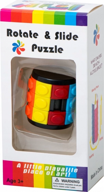 Jucărie cilindrică puzzle logic