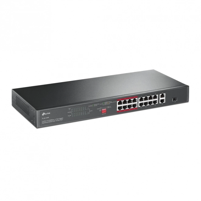 Switch PoE+ 16 Porturi cu Rack