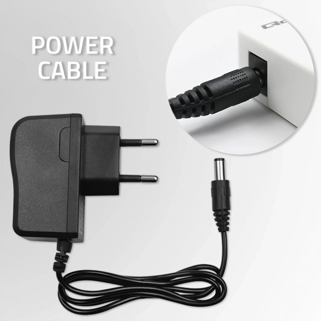 Comutator rețea 5 porturi RJ45 Fast Ethernet Qoltec