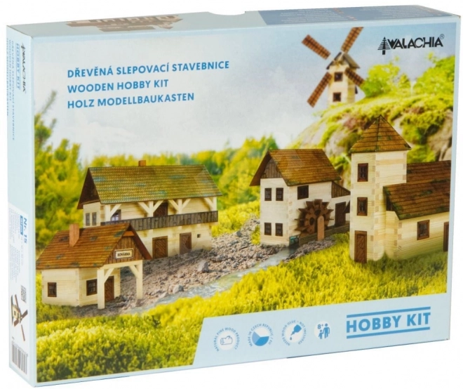 Casa alpină de construit din lemn