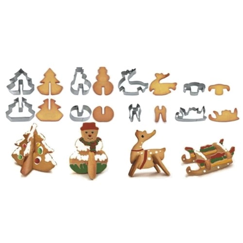 Creează biscuiți 3D de Crăciun impresionanți