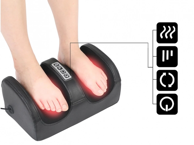 Masajer electric pentru picioare shiatsu cu încălzire