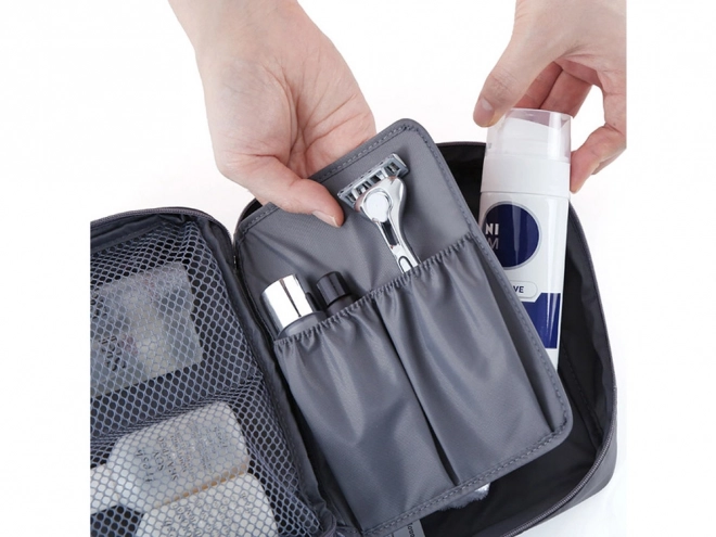 Organizator turistic cosmetice albastru