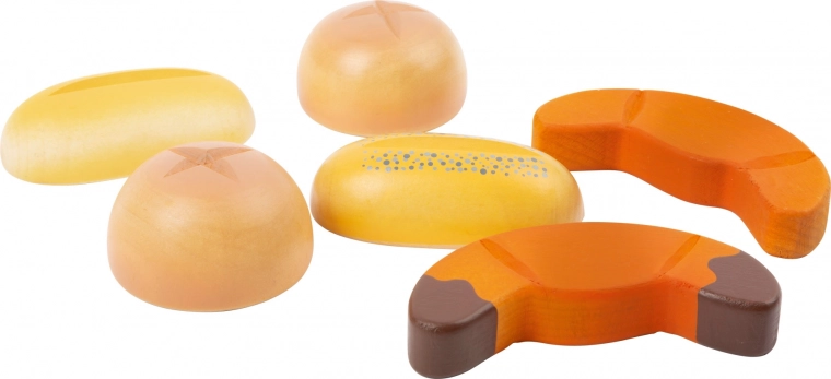 Set realist cu 6 piese de panificație