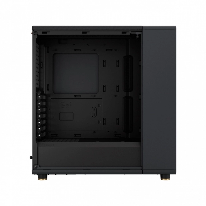 Carcasă Fractal Design North neagră cu elemente din lemn
