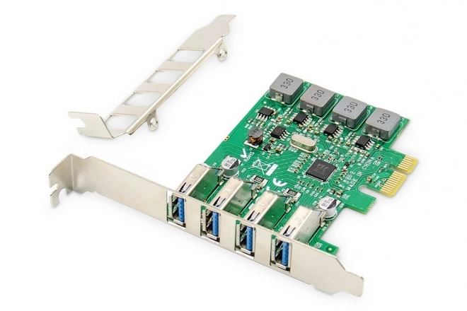 Controler cu 4 porturi USB 3.0 PCI Express profil redus
