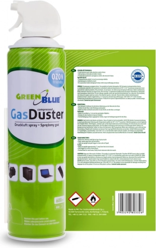 aer comprimat 600 ml GREENBLUE cu pulverizator tip pistol