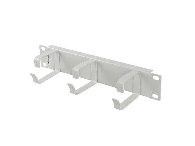 Organizator cabluri de 10 inch cu 3 suporturi metalice tip B gri
