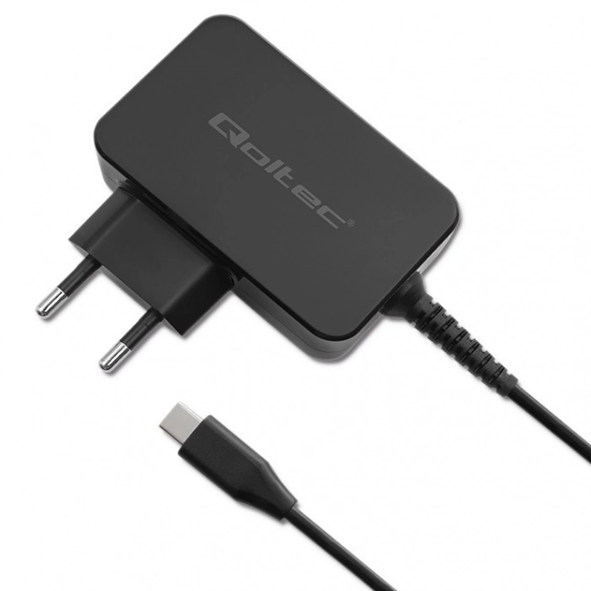 Încărcător GaN Negru Qoltec 65W USB-C