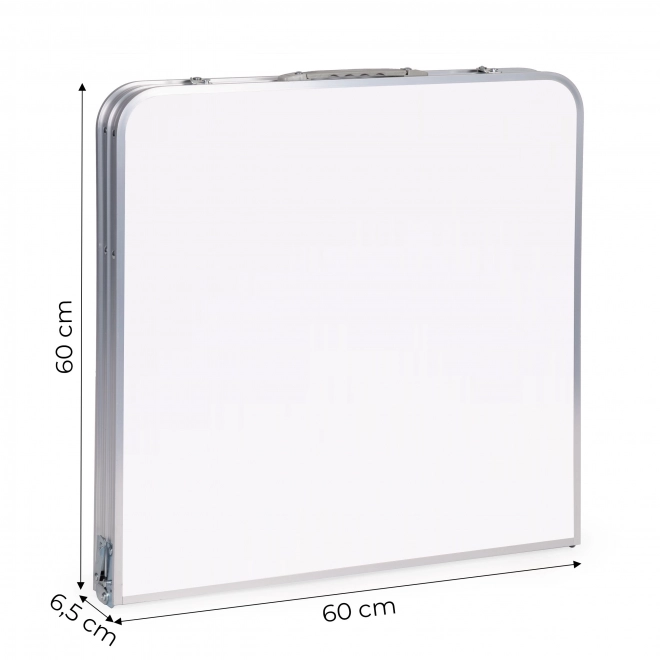 Masă turistică masă pliabilă camping alb blat 120 x 60 cm
