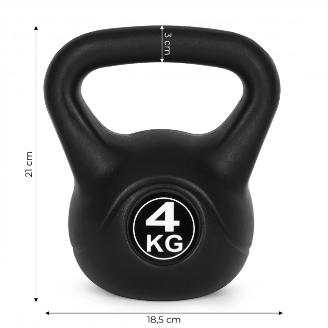 Kettlebell 4 kg pentru exerciții ModernHome