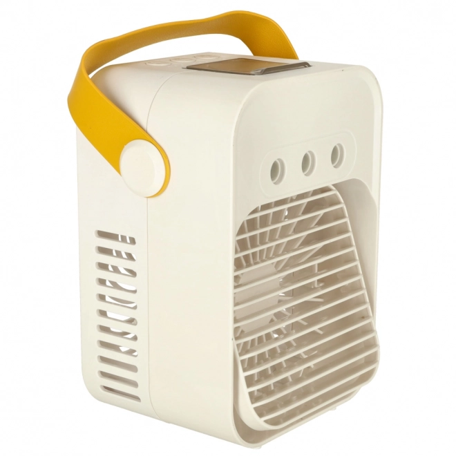 Climatizator portabil alb cu ventilator și umidificator USB