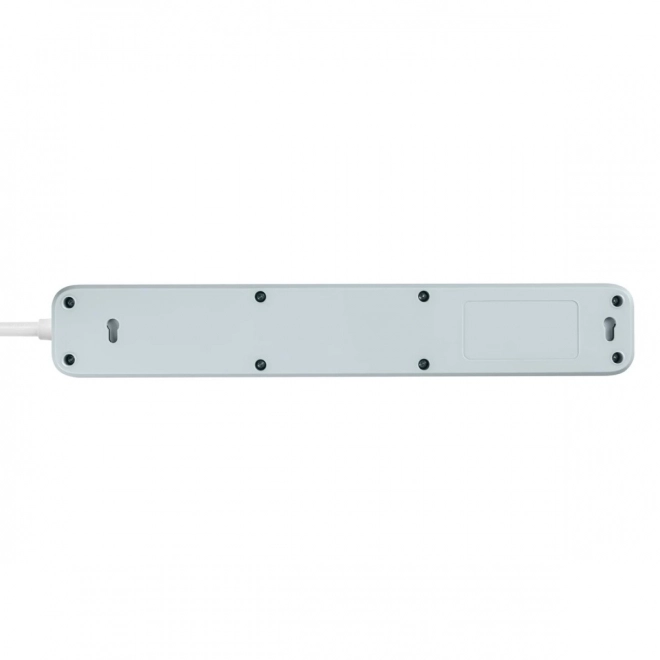 Listă protecție supratensiune cu încărcător USB 4 prize și montare perete