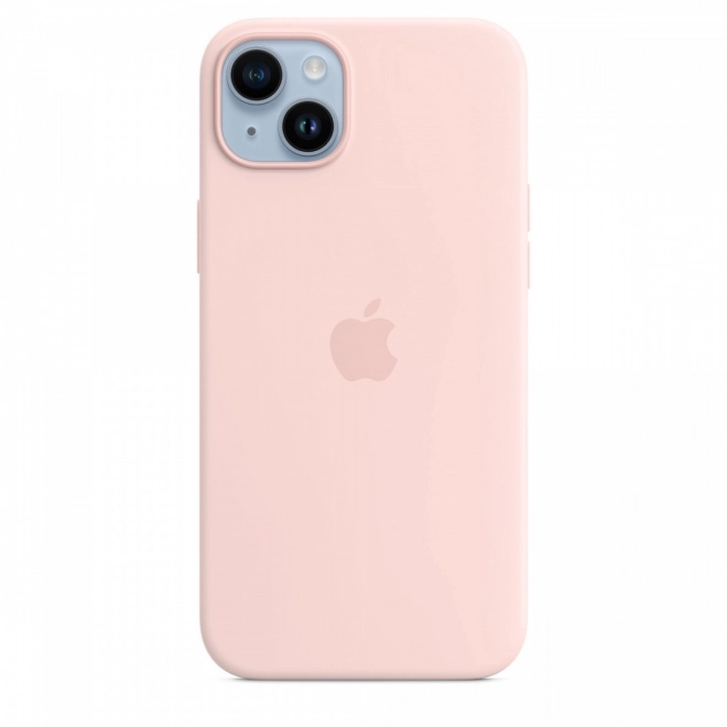 Etui din silicon cu MagSafe pentru iPhone 14 Plus - roz cretă