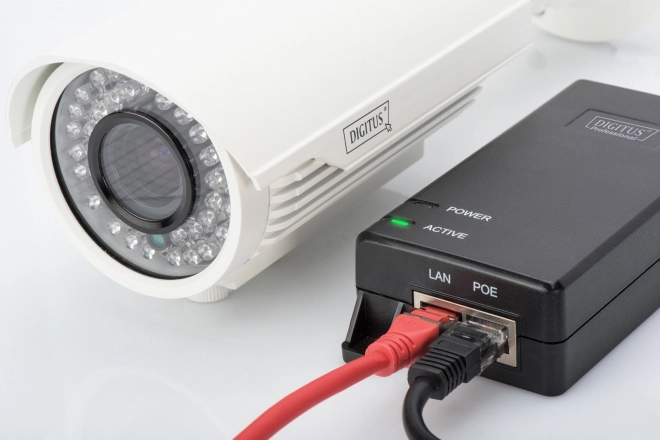 Adaptor PoE+ activ 55V 30W Gigabit