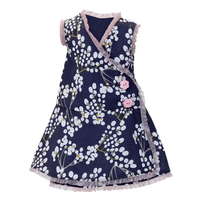 Rochiță florală cu aspect petrecut