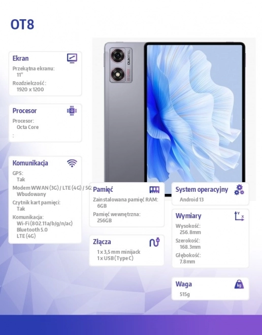 Tablet Oukitel OT8 11 inch