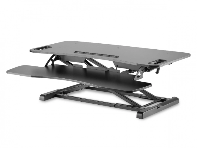 Suport ergonomic pentru birou, suprafață de lucru: 950x615x106-460 mm, reglabilă, neagră