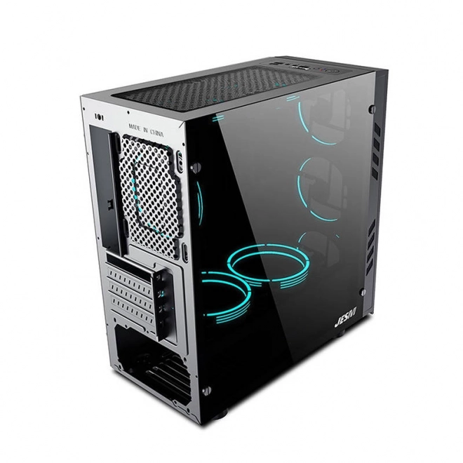 Carcasa PC Darkflash Tehnologie Neagră Mini Micro-ATX