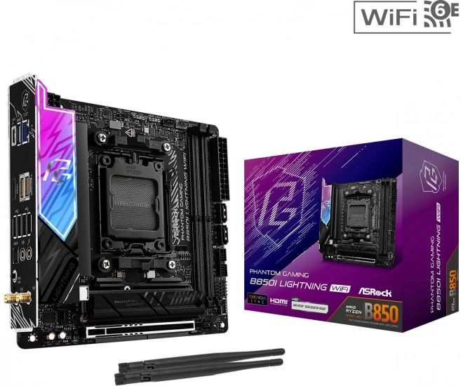 Płyta de bază B850I cu WiFi și suport AMD AM5