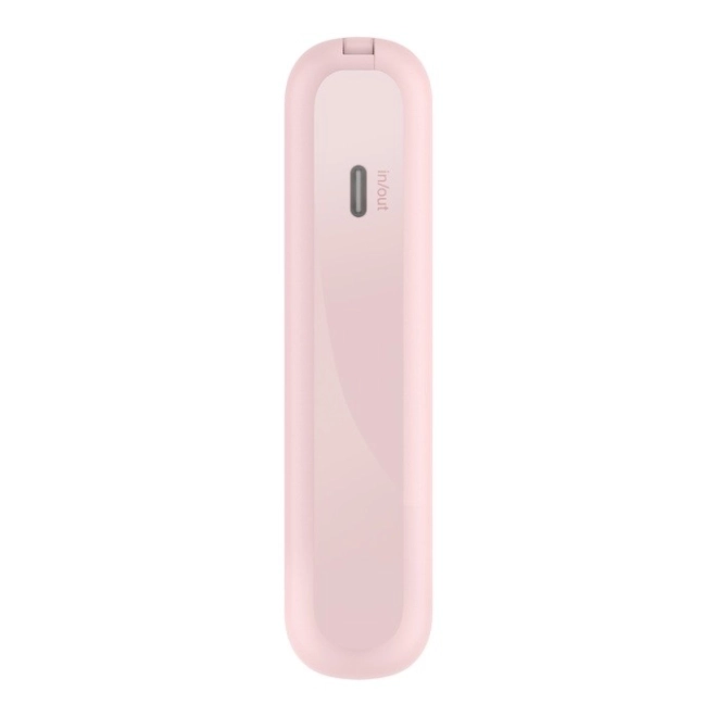 Powerbank BoostCharge 10000 mAh cu cablu-C integrat și port-C roz