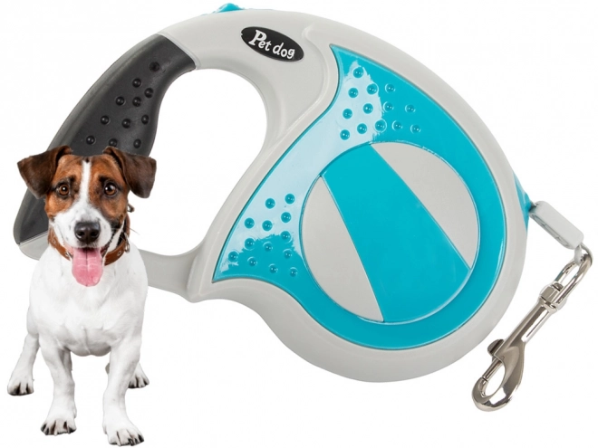Lesa automată pentru câini, cu blocare, 5m, max 20kg