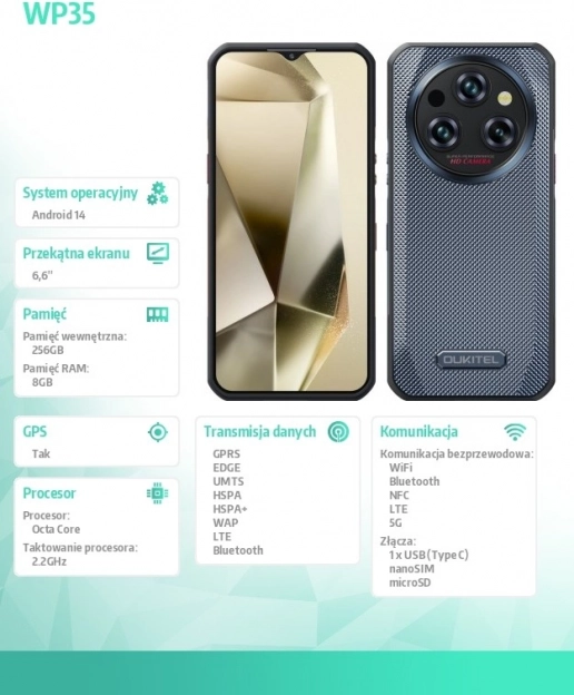 smartphone rezistent Oukitel WP35
