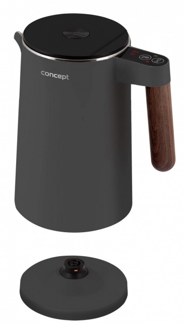 Cana electrica Norwood 1.5l, gri închis