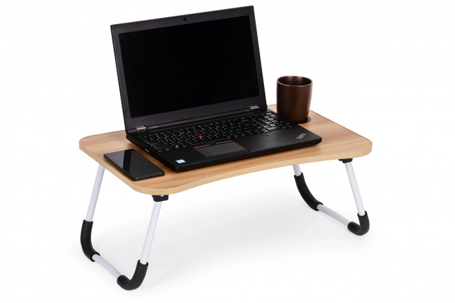 Suport laptop pentru pat lemn