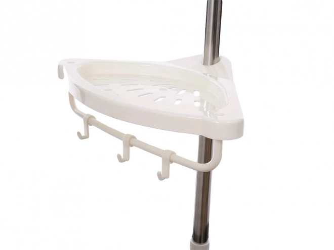 Raft colțar telescopic pentru baie