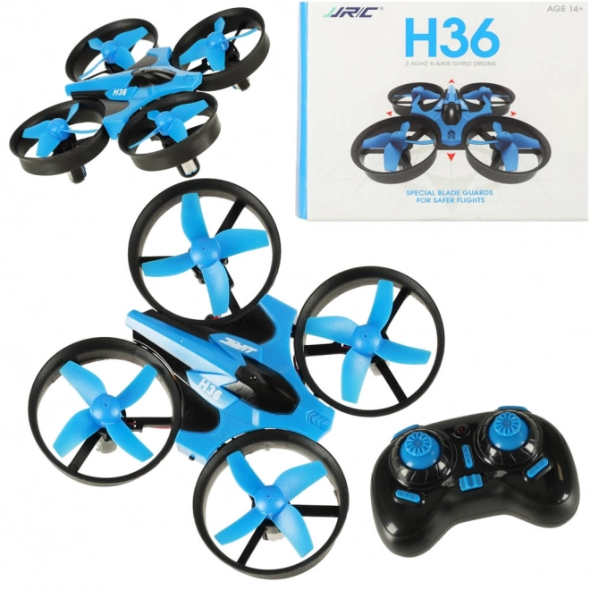 Dron JJRC H36 Mini 2.4GHz 4CH 6 Axis Negru – Albastru