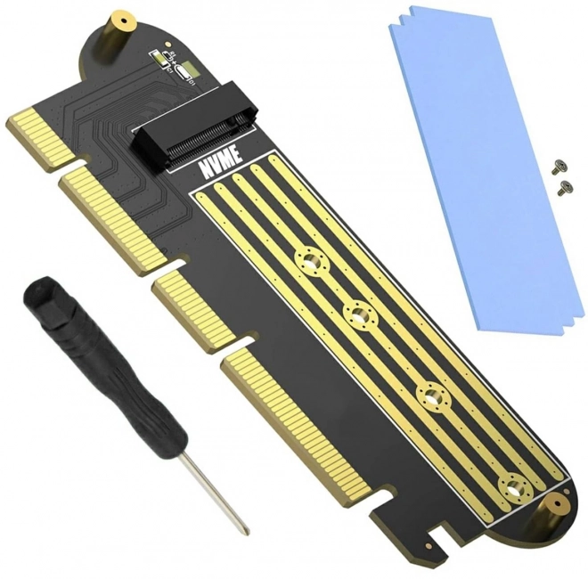 Adaptor PCI-e x16 pentru SSD M.2 NVMe