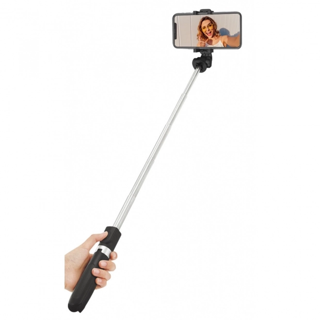 Selfie stick și trepied de masă 2 în 1 cu telecomandă Bluetooth