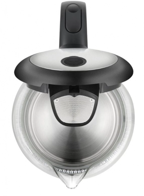 Cana electrică din sticlă cu lumini LED
