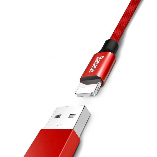 Cablu lightning roșu 180 cm Baseus