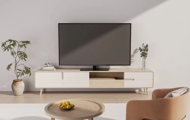 Stativ TV rotativ cu reglare înălțime pentru ecran 37-70 inci