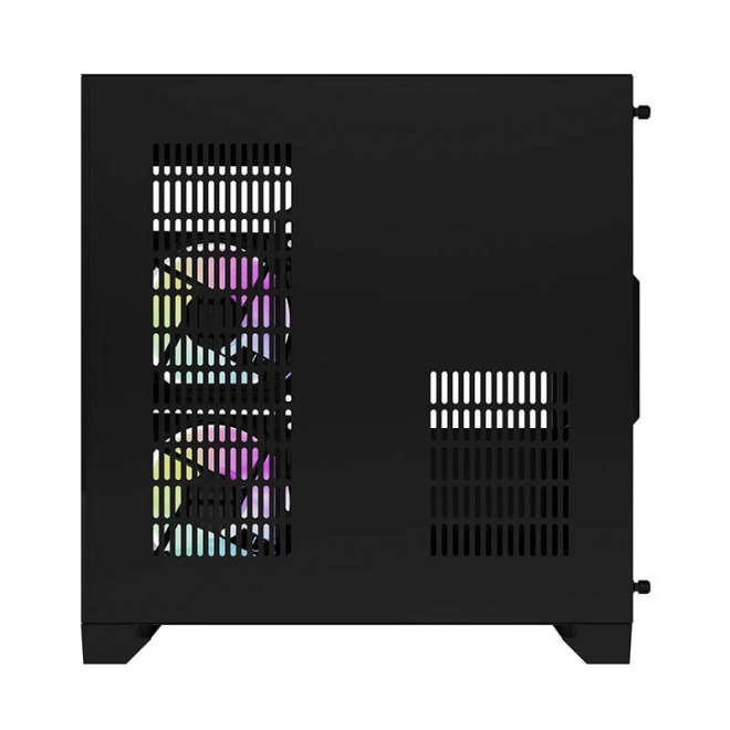 Carcasă PC cu 5 ventilatoare aRGB Darkflash FT350 (negru)