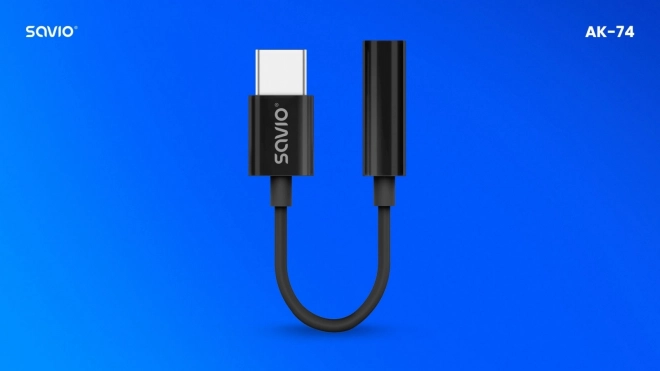Adaptor audio USB-C la jack 3,5mm colibri savio