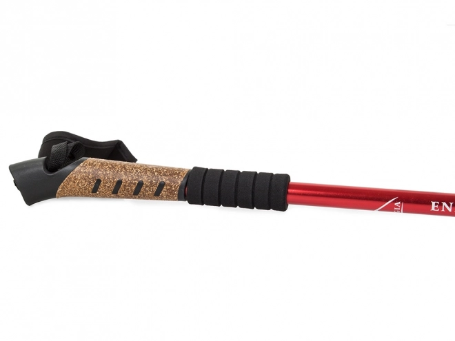 Baston Nordic Walking cu mâner din plută